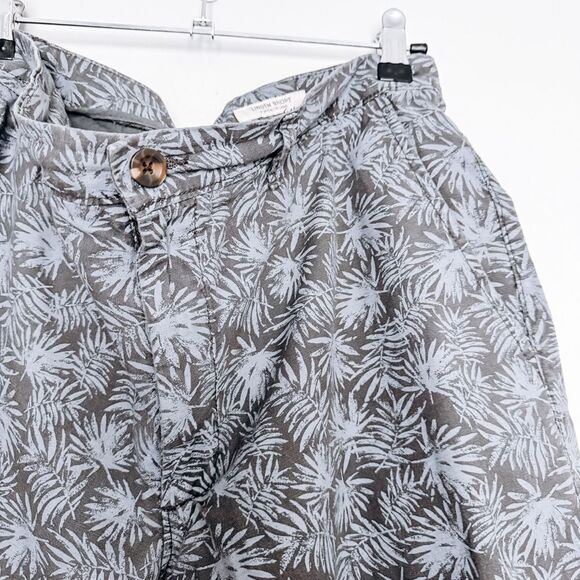 Goodfellow Blue and Grey Palm Tree Print Linden Short Size 36 - Picture 3 of 6